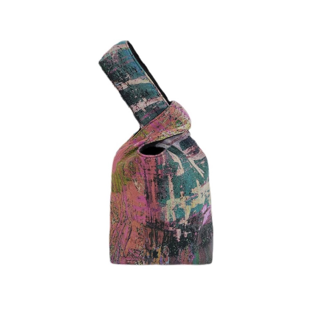 YAITO RN:C ABSTRACT ONE HANDLE KNOT BAG